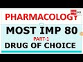 Drug of choice  part1 pharmacology