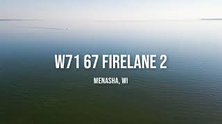 W7167 FireLane 2, Menasha WI on Northern shore Lake Winnebago