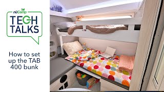 How to Set Up the TAB 400 Bunk by nuCamp RV — Teardrop Trailers & Truck Campers 650 views 4 weeks ago 3 minutes, 21 seconds