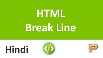 HTML Line Break- br tag-Hindi