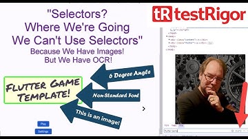 Flutter Image Text Validation using testRigor OCR