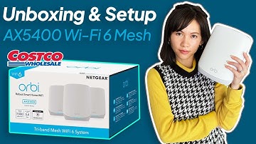 #Netgear #Orbi AX5400 Unboxing and Setup | 3-Pack Mesh WiFi Router from Costco