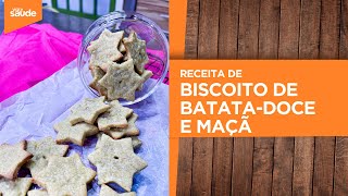 Receita: Biscoito de batata-doce e maçã