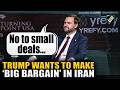 ‘Prez Trump want to make grand bargain in Iran…’: VP Vance as he attends Turning Point event