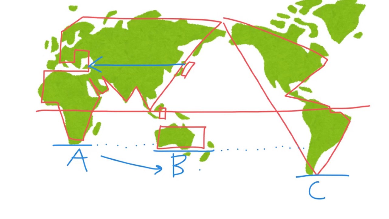 15秒で簡単に書ける 世界地図 略地図 の書き方 ともよしブログ 理系を楽しむ