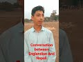 Conversation between englandian and nepali