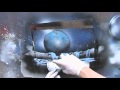 Spray Paint Art Tutorial: Waterfalls