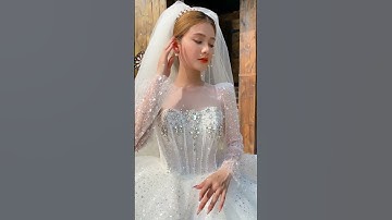 Mẫu váy cưới đẹp và sang trọng cho cô dâu 2022 | Áo cưới Lucky Anh & Em #Shorts