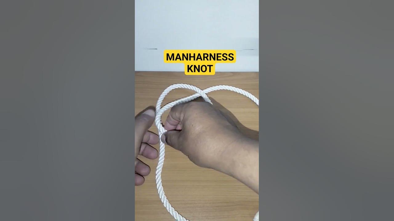 HOW TO MAKE MANHARNESS KNOT. - YouTube