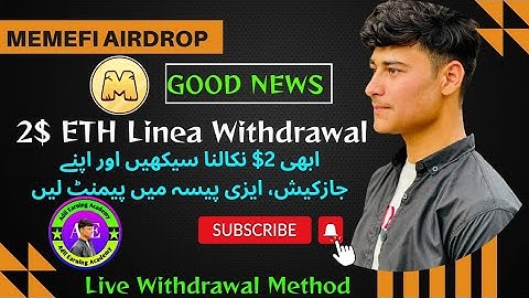 How to withdrawal Memefi Gas fees | ETH Linea Withdrawal kaise kara | Memefi Gass fees withdrawal