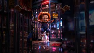 CHUCKY vs BROKEN DOOR SENSOR ERROR 💀 #horror #animation #trending