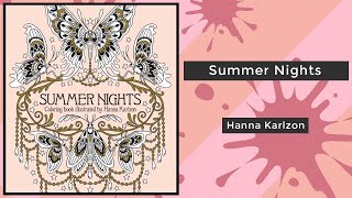 Summer Nights - Hanna Karlzon || Coloring Book Flip