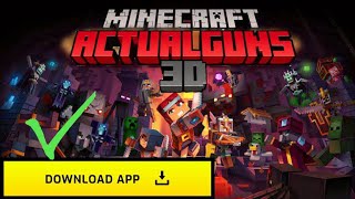 😈How to download actual guns in minecraft pe | Download Actual Guns 3D Addon/Mod for MCPE | in hindi screenshot 4