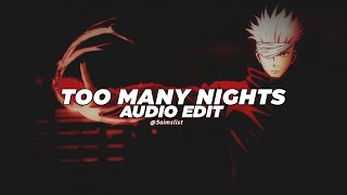 too many nights - metro boomin,don toliver,future [edit audio]