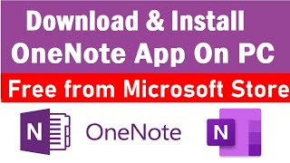 OneNote free App for PC | How to Download  & Install Microsoft OneNote App on Windows screenshot 5