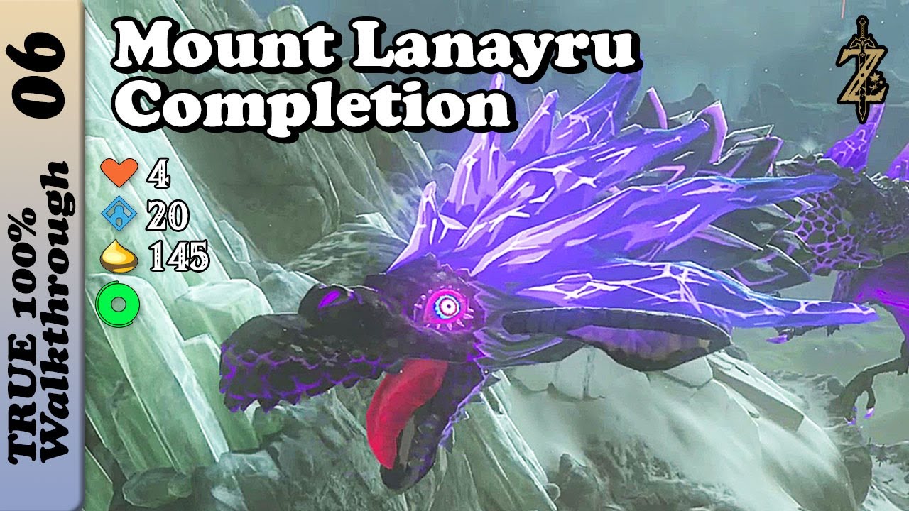 Road to Mount Lanayru, Save Naydra 100% Full Completion Walkthrough Zelda Breath of The Wild | BotW