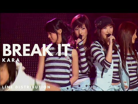 KARA 카라 - Break It || Line Distribution