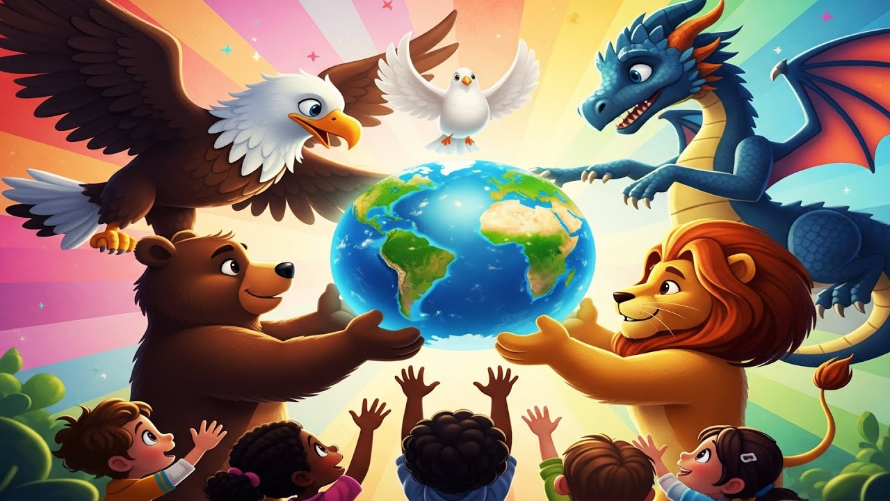 The Child’s Dream: One World, One Hope 💕The Global Paws for Peace