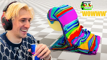 xQc reageert op hoe NVIDIA het moeilijkste probleem in natuurkundige simulatie heeft opgelost