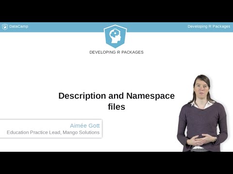 R Tutorial: Description and Namespace files