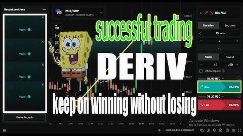 Secrets of trading deriv 2022 || 100% success profit | king trader