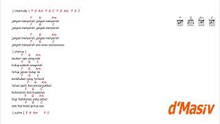 Download Lagu kunci gitar \u0026 lirik lagu | D'Masiv - jangan menyerah MP3