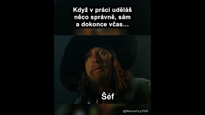 Piráti z Karibiku: Prokletí Černé perly (2003) #pirati #práce #šéf #kolega #zázrak #termín #meme #cz