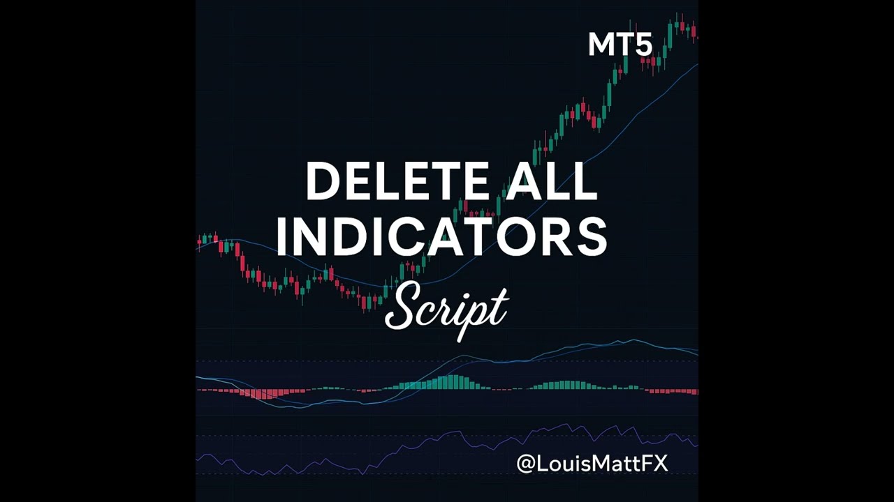 Delete All Indicators _Script for MT5