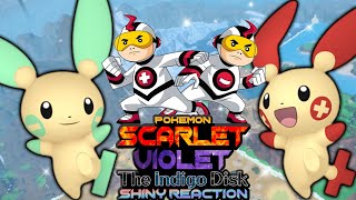 SHINY PLUSLE AND MINUN REACTIONS!!! (Pokemon Scarlet and Violet Shiny Reaction)
