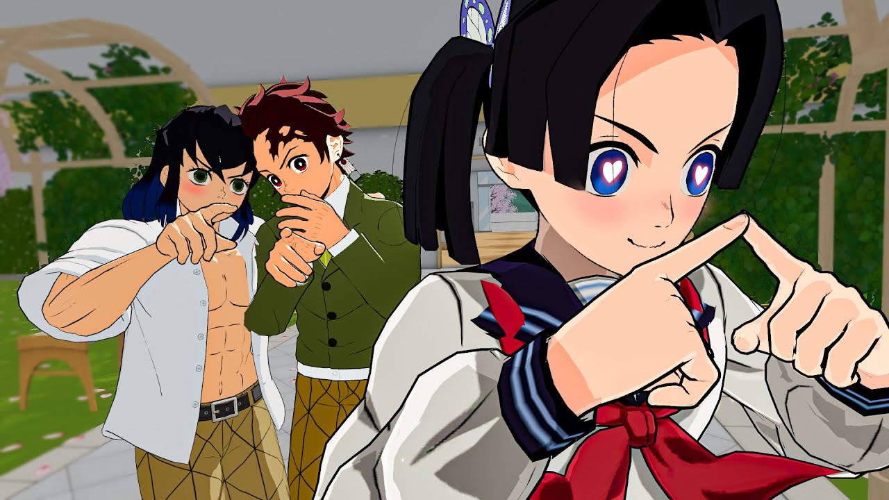 Inosuke aceitou o pedido da Aoi no Kimetsu No Yaiba VR !