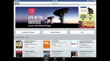 A closer look at an iTunes U course from Stanford University