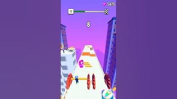Roof rails mobile gameplay ( level 17 ) #shorts #gaming