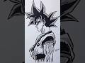 Drawing Goku ultra instinct #goku #gokuultrainstinct #dragonballsuper #drawing #fanart