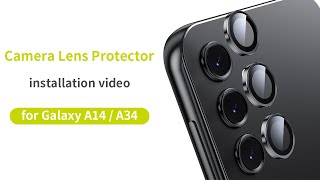 Samsung Galaxy A14/A34 Camera Protector How to Install screenshot 3