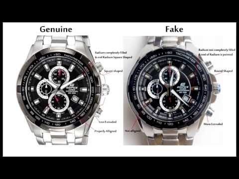 edifice original vs fake