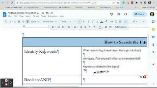 Project 3 Video Example