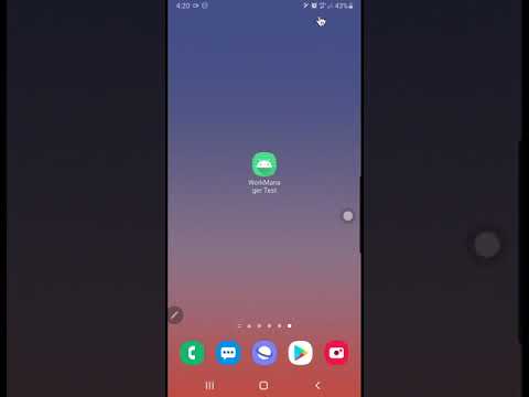 Android WorkManager One Time Repeating (demo)