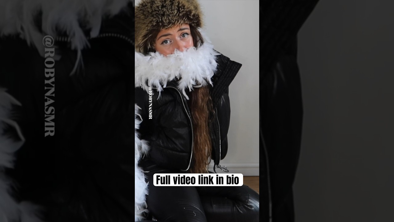 Gagged with feather boa! 