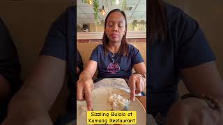 SIZZLING BULALO at Kamalig Restaurant New Jersey USA #shortvideo