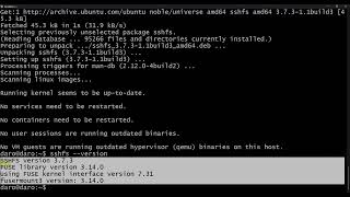 Practice SSHFS Link Folder between client and ser