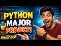 Python Major Project in Telugu | Stock Market App in Telugu | Python Project for Beginners