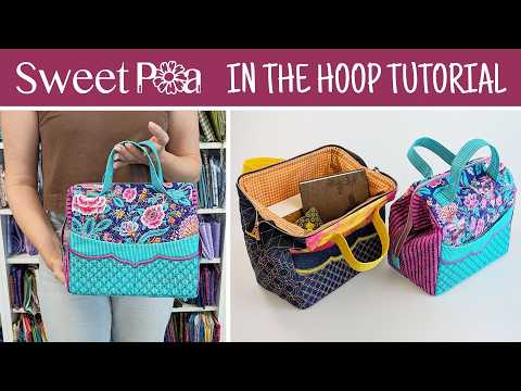 Utility Tote + Wire Frame Tutorial | Sweet Pea Bag Sew Along