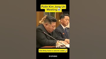 Putin KimJungUn secret​ code meeting?? 💀 #russia #northkorea