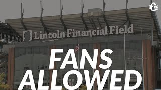Philadelphia Eagles fans allowed back at stadium, city changes COVID-19 gathering limits