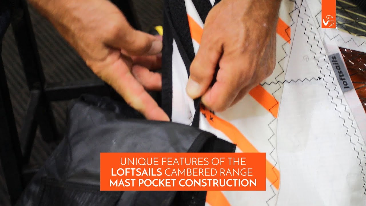 What is Unique about the Loftsails Cambered Range Mast Pocket -  three layers