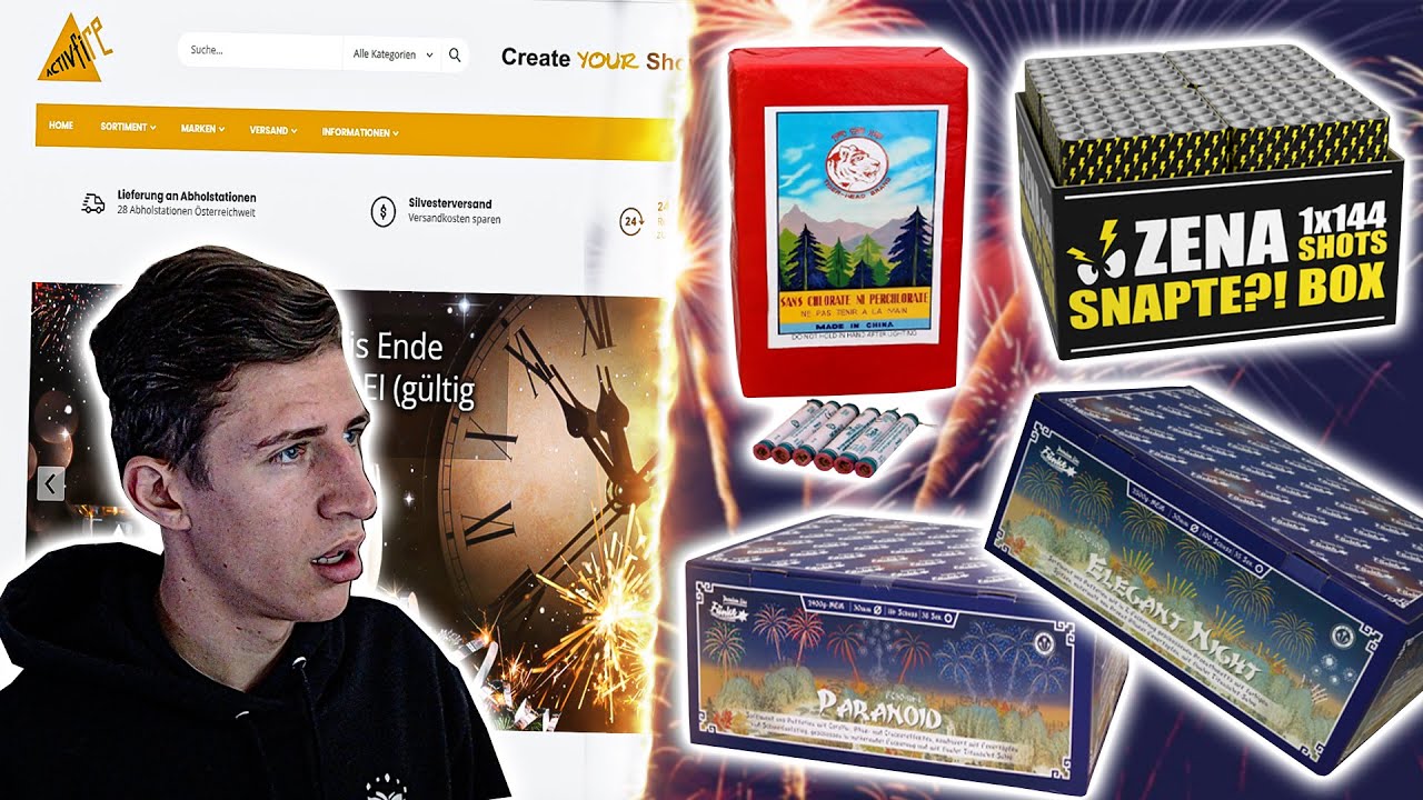 XXL 1500€ ACTIVFIRE FEUERWERK ONLINE BESTELLUNG 2022/23
