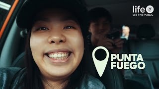 The pvblic drives to Punta Fuego