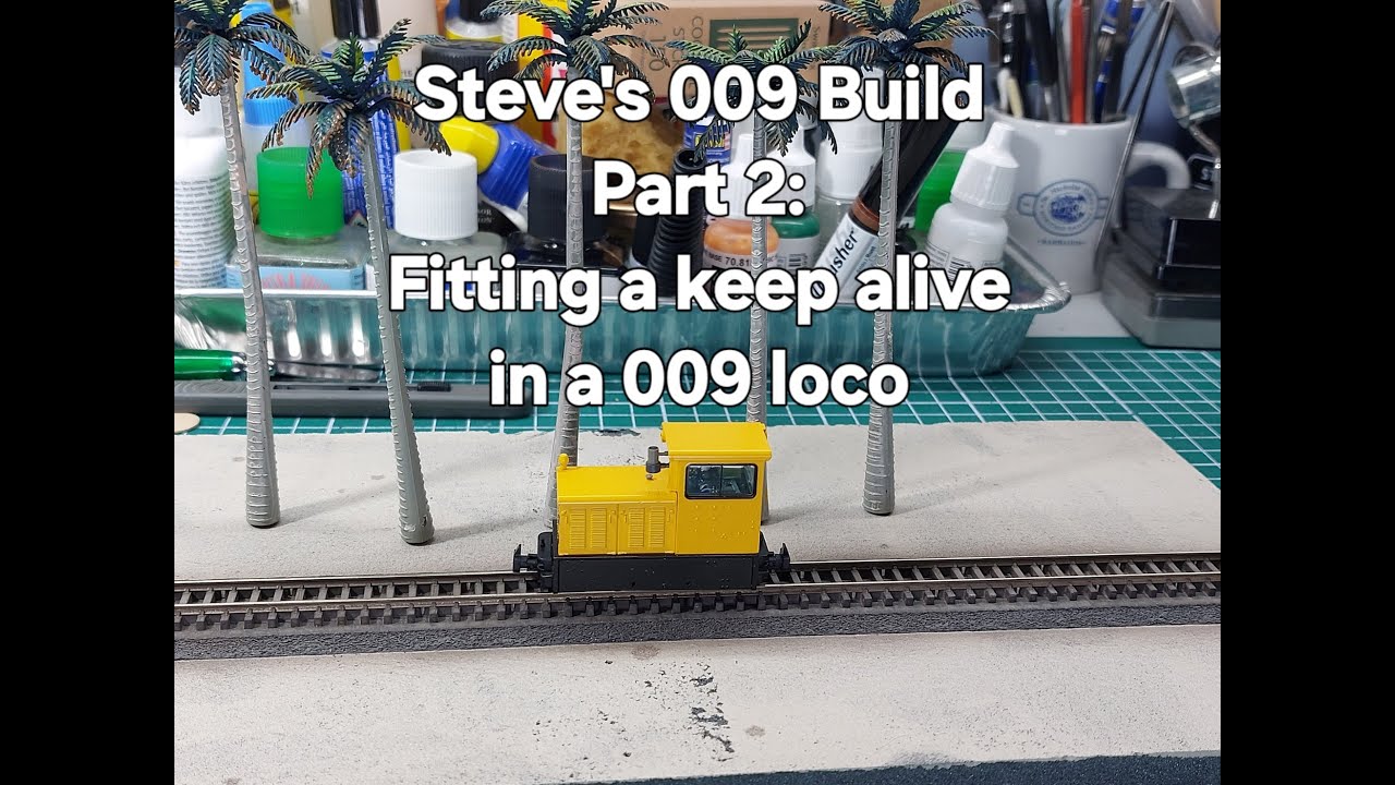 Steve's 009 Build Part 2: Fitting a keep alive in a 009 loco - YouTube