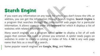 Internet  Surfing & Security class  4  ch  6