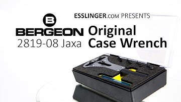 Bergeon Jaxa Original Swiss Watch Back Opener Tool 2819 08